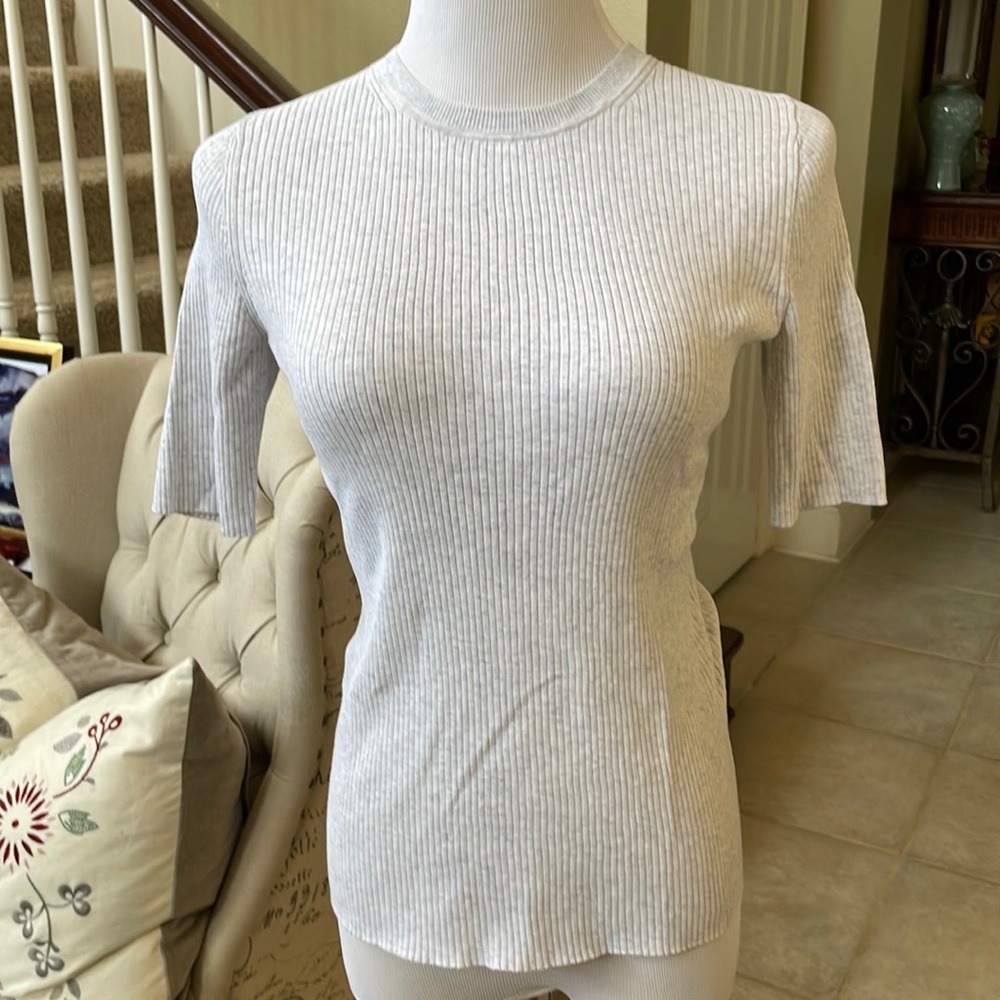Banana Republic stretch cotton knit top